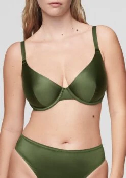 The Plunge - Satin, Vine Shine -Velisse Bikini Shop pdp the plunge satin vine shine b3 01