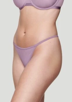 The String Thong - Modal, Amethyst -Velisse Bikini Shop pdp the string thong modal amethyst b2 02
