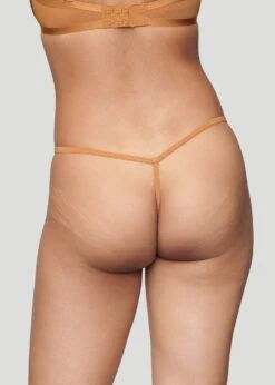 The String Thong - Modal, Caramel 12 The String Thong - Modal, Caramel -Velisse Bikini Shop pdp the string thong modal caramel b0 03