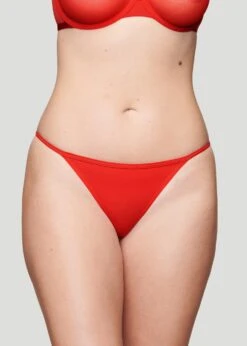 The String Thong - Modal, Carmine -Velisse Bikini Shop pdp the string thong modal carmine b0 01 1