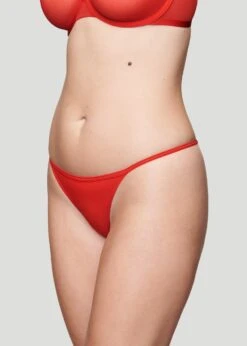 The String Thong - Modal, Carmine -Velisse Bikini Shop pdp the string thong modal carmine b0 02 1