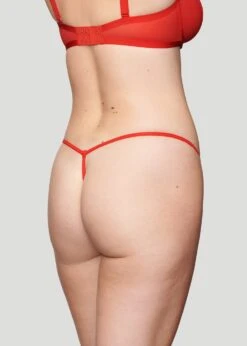 The String Thong - Modal, Carmine -Velisse Bikini Shop pdp the string thong modal carmine b0 03