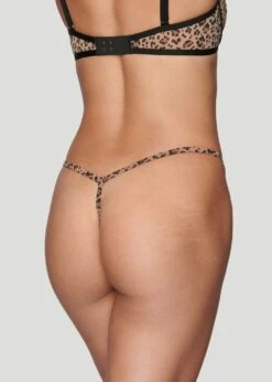 The String Thong - Modal, Leopard -Velisse Bikini Shop pdp the string thong modal leopard b1 03