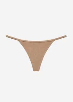 The String Thong Pack Of 3 - Modal, Taupe -Velisse Bikini Shop pdp the string thong modal taupe b0 02