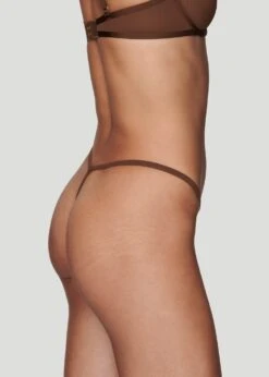 The String Thong Pack Of 3 - Modal, Caramel -Velisse Bikini Shop pdp the string thong pack of 3 modal caramel b0 06