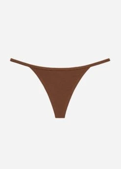 The String Thong Pack Of 3 - Modal, Caramel -Velisse Bikini Shop pdp the string thong pack of 3 modal caramel b0 07