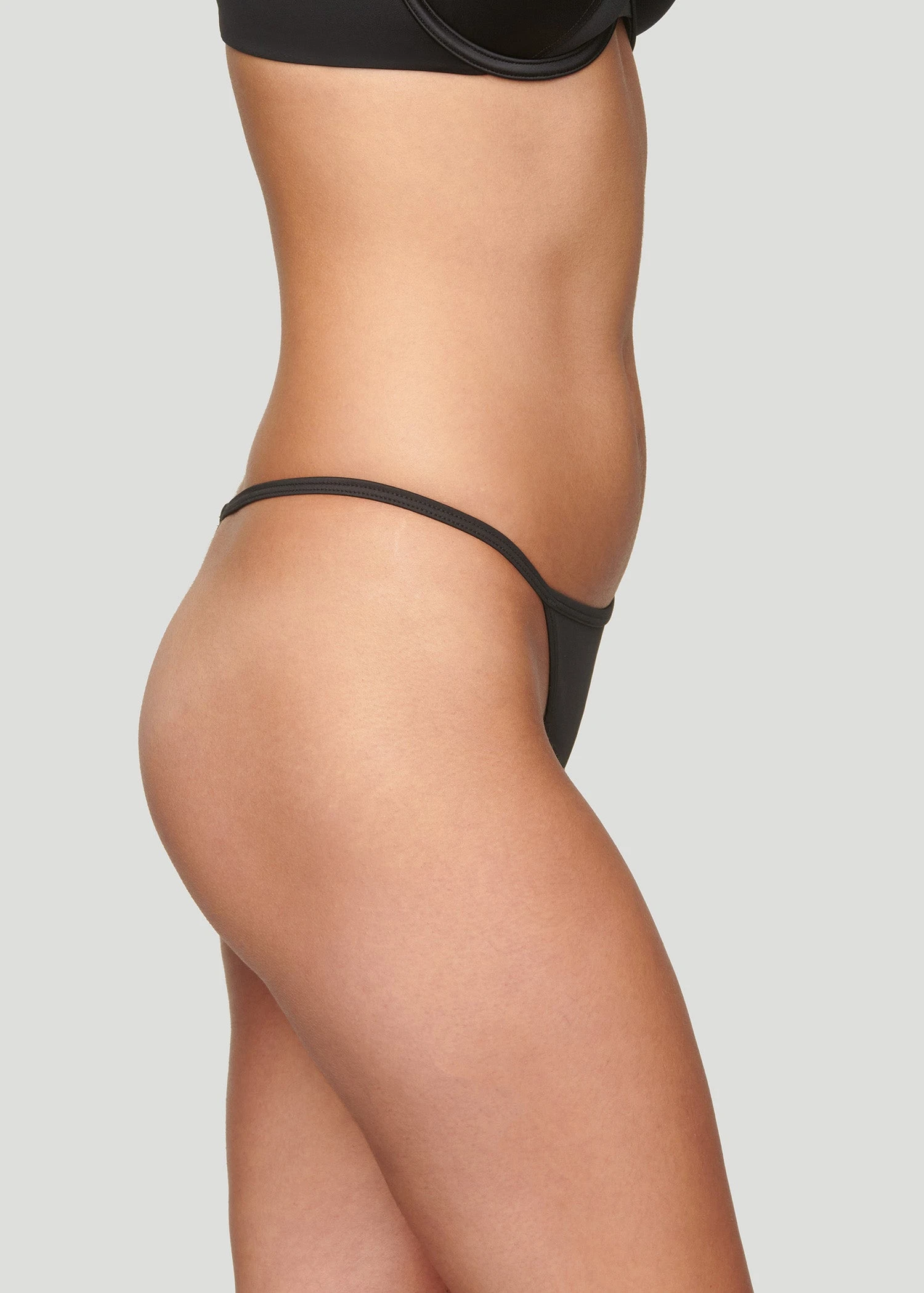 The String Thong - Satin, Black Shine 7 The String Thong - Satin, Black Shine - Image 5