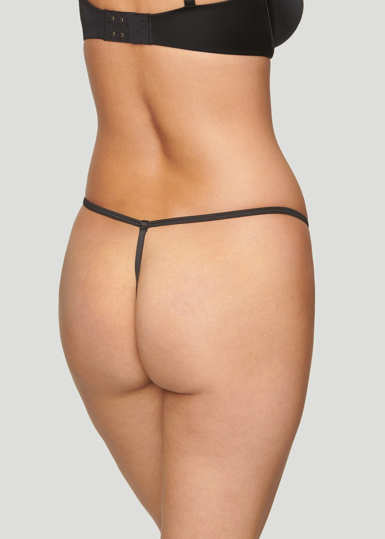 The String Thong - Satin, Black Shine 8 The String Thong - Satin, Black Shine - Image 6