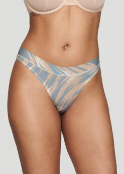 The Thong - Modal, Brush Print -Velisse Bikini Shop pdp the thong modal brush print b0 01 1