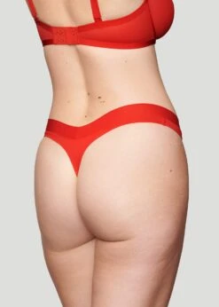 The Thong - Modal, Carmine -Velisse Bikini Shop pdp the thong modal carmine b0 03 1