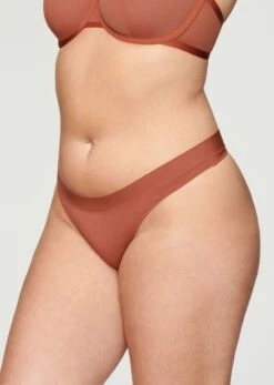 The Thong - Modal, Clay 12 The Thong - Modal, Clay -Velisse Bikini Shop pdp the thong modal clay b0 02