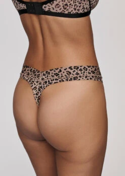 The Thong - Modal, Leopard -Velisse Bikini Shop pdp the thong modal leopard b0 03