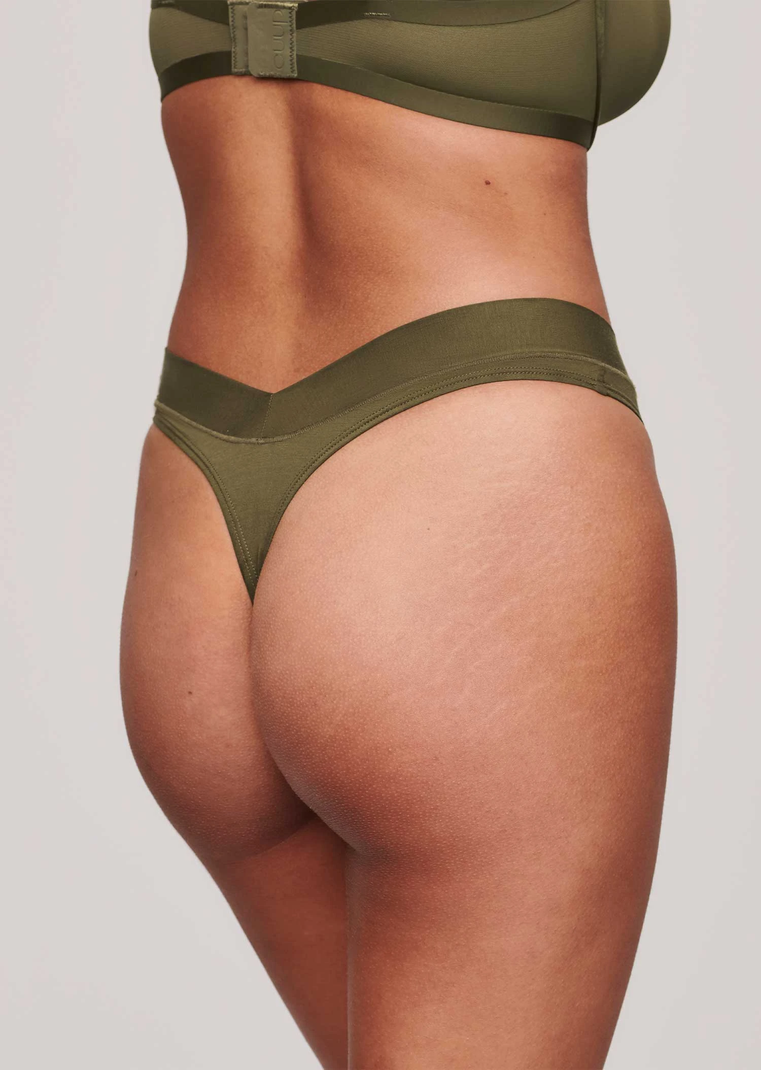 The Thong - Modal, Moss 8 The Thong - Modal, Moss - Image 6