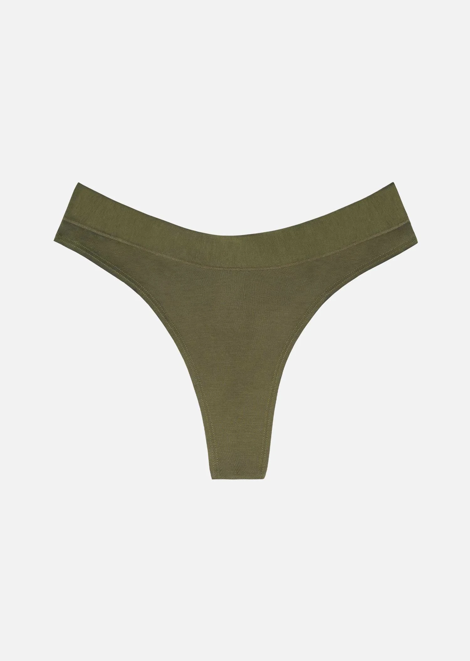 The Thong - Modal, Moss 5 The Thong - Modal, Moss - Image 3