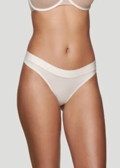 The Thong - Modal, Sand/Salt -Velisse Bikini Shop pdp the thong modal sand salt b0 01