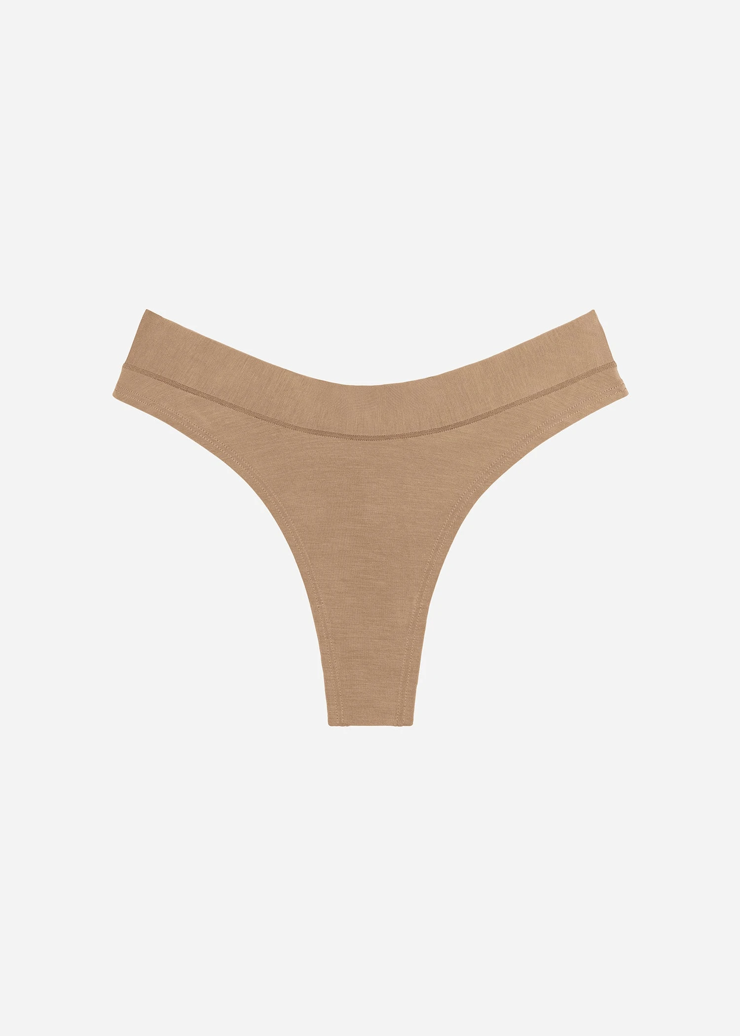 The Thong Pack Of 7 - Modal, Taupe 6 The Thong Pack Of 7 - Modal, Taupe - Image 4
