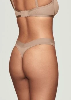 The Thong - Modal, Taupe -Velisse Bikini Shop pdp the thong modal taupe b0 03 1