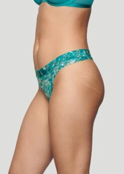 The Thong - Modal, Marble Turquoise 11 The Thong - Modal, Marble Turquoise -Velisse Bikini Shop pdp the thong modal turquoise marble b0 02 1