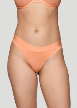 The Thong Pack Of 3 - Modal, Coral -Velisse Bikini Shop pdp the thong pack of 3 modal coral b0 02