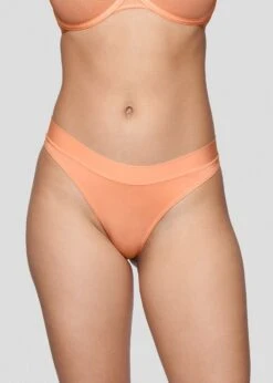The Thong Pack Of 5 - Modal, Coral -Velisse Bikini Shop pdp the thong pack of 5 modal coral b0 02