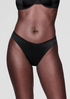The Thong - Satin, Black Shine 12 The Thong - Satin, Black Shine -Velisse Bikini Shop pdp the thong satin black shine b0 01 1